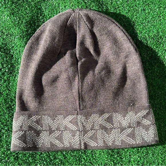 Michael Kors MK gray beanie hat - Picture 1 of 3